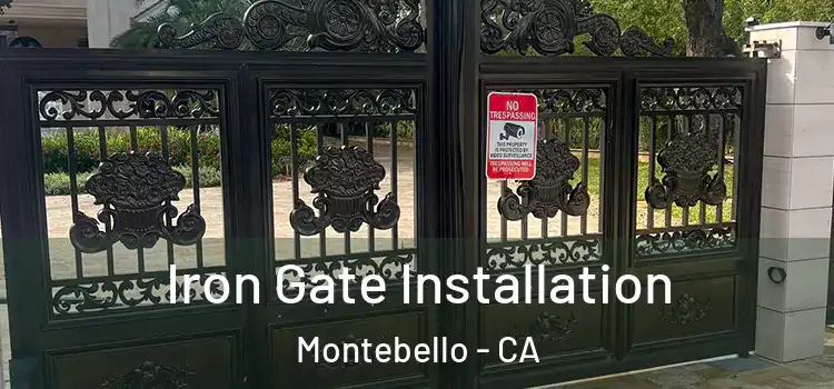 Iron Gate Installation Montebello - CA